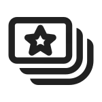 Set Top Stack SVG Icon